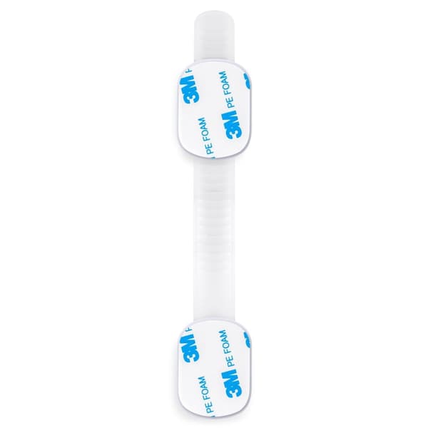 Säkerhetsspärr för skåpdörrar Ricokids 798100, 6-pack, vit
