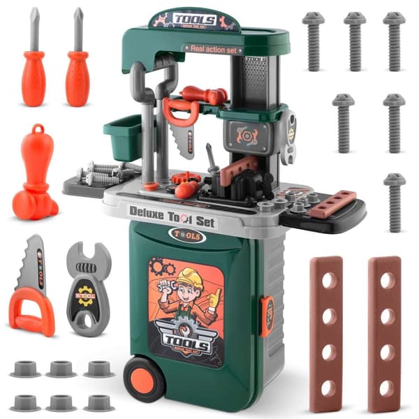 Ricokids Verkstad för Barn, Grön (772600)