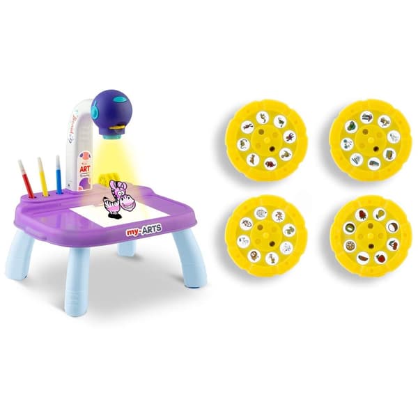 Projektor for å lære å tegne Ricokids 773700 - Lilla