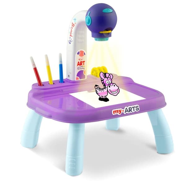 Projektor for å lære å tegne Ricokids 773700 - Lilla