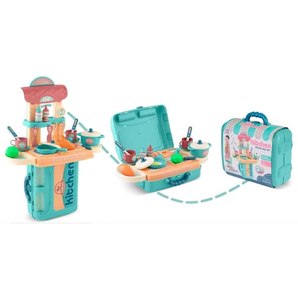 Bärbar leksakskök för barn - Ricokids 772901