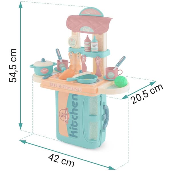 Bärbar leksakskök för barn - Ricokids 772901