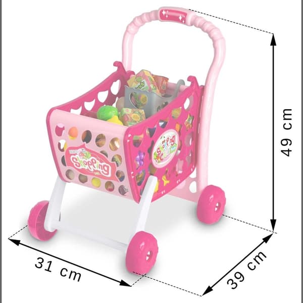 Ricokids Shoppingvogn 773401 Pink