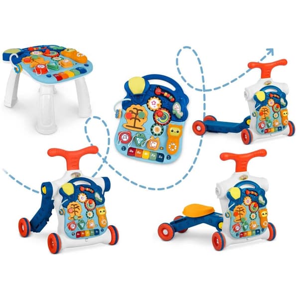 Pædagogisk aktivitetsbord 4-i-1 Ricokids blå 781900