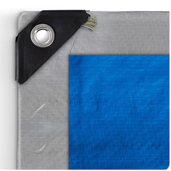 Slitesterk og vanntett presenning 400 x 600 cm, 120 g/m² - Plonos PL-500