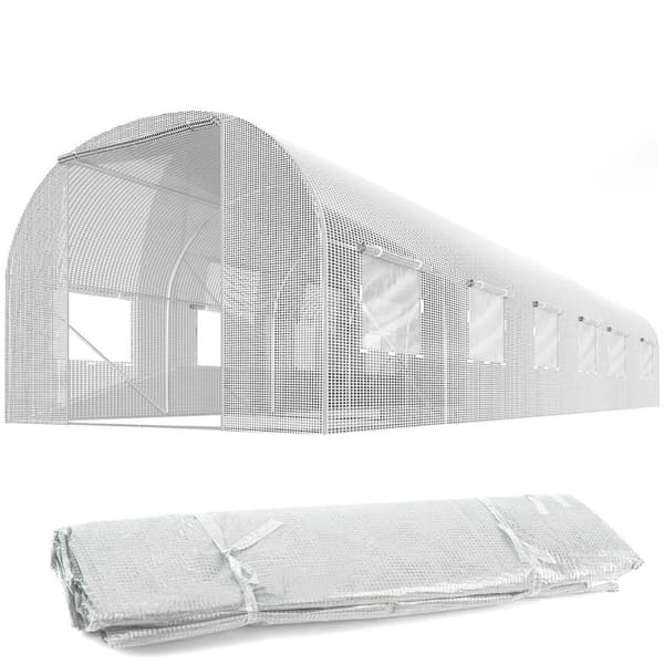 Drivhustunnel Folie 3x6m (18m²) Hvit fra Plonos