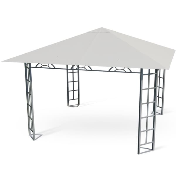 Beige havepavillon, telt 3x3m Plonos 4932