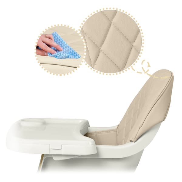 Beige lasten ruokatuoli Nukido Lilo