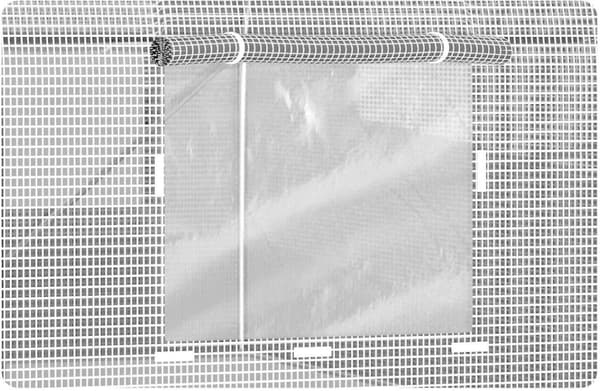 Överdrag för växthus 2x3,5m (7m²) vit Plonos