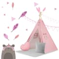 Miniatyrbillede 4 af 9: Tipitelt til børn NK-406 Nukido - Pink