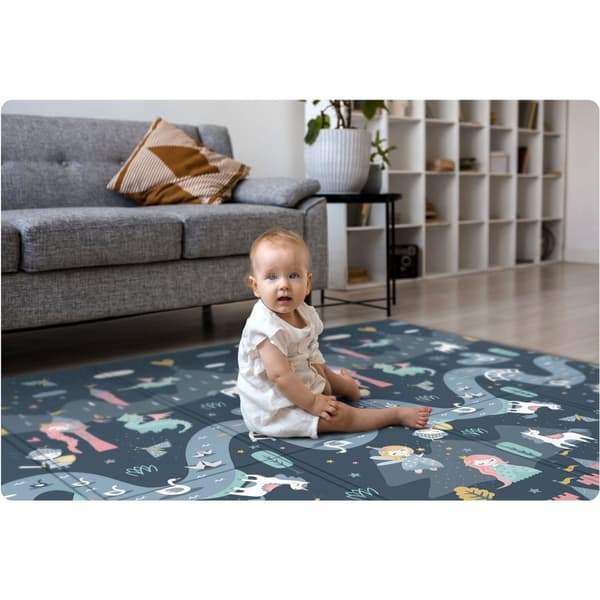Sammenleggbar lekematte 200x150x1 cm - Nukido NK-341