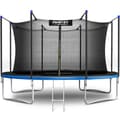 Pikkukuva 2 / 9: Neo-Sportin puutarhatrampoliini 12ft/374cm sisäpuolisella turvaverkolla ja tikkailla