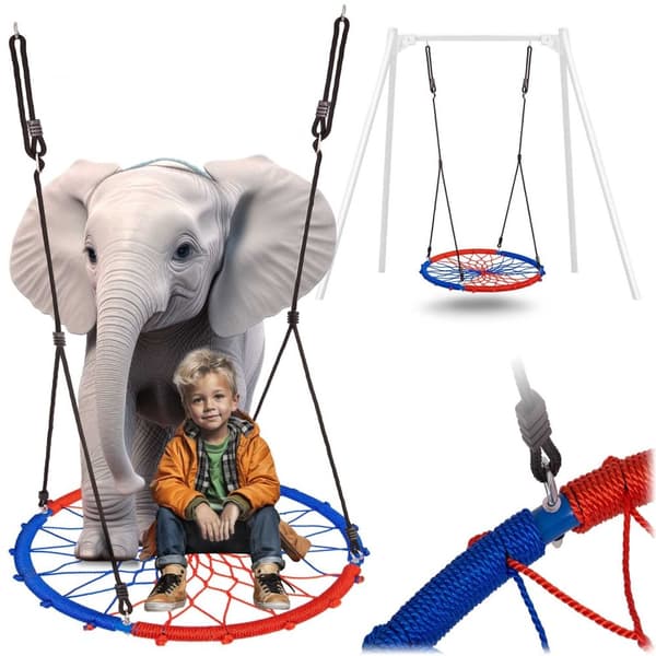 Bocianrede Swing SWINGO 95 cm Blå/Rød