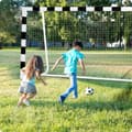 Miniatyrbild 7 av 9: Fotbollsmål 300 x 200 x 120 cm NS-465 svart/vit