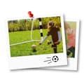 Miniatyrbild 8 av 9: Fotbollsmål 300 x 200 x 120 cm NS-465 svart/vit