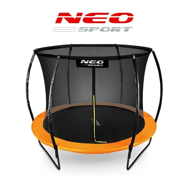 Profilerad studsmatta för trädgården 10ft/312cm med inre skyddsnät Neo-Sport