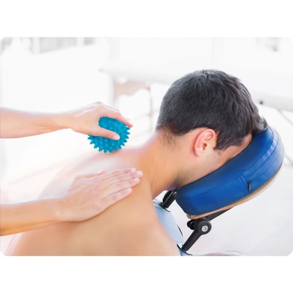 Massage- og træningsbold 7,5 cm NS-957 blå