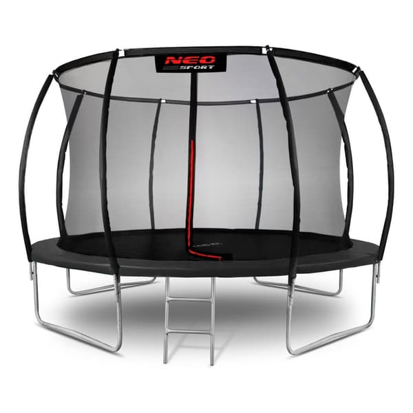 Trampolin til haven 12ft/374cm med indvendigt sikkerhedsnet Neo-Sport