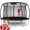 Miniatyrbillede 1 af 9: Trampolin til haven 12ft/374cm med indvendigt sikkerhedsnet Neo-Sport