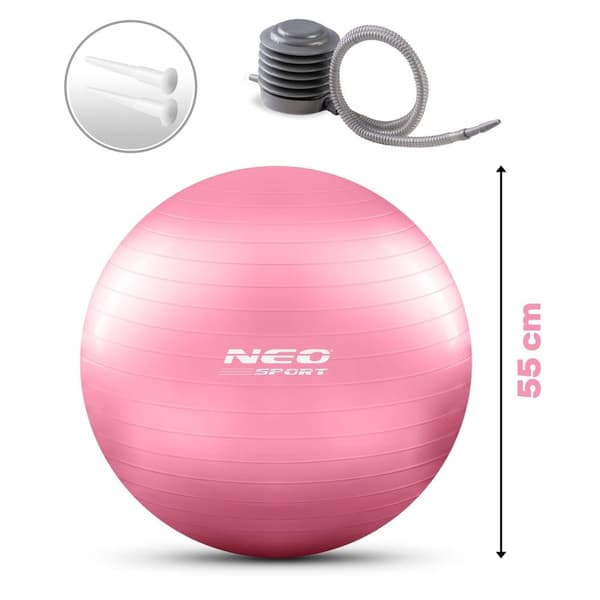 Træningsbold 55 cm NS-950 Pink
