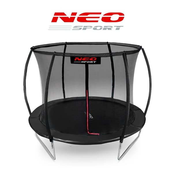Profiltrampolin 312 cm med inre säkerhetsnät från Neo-Sport