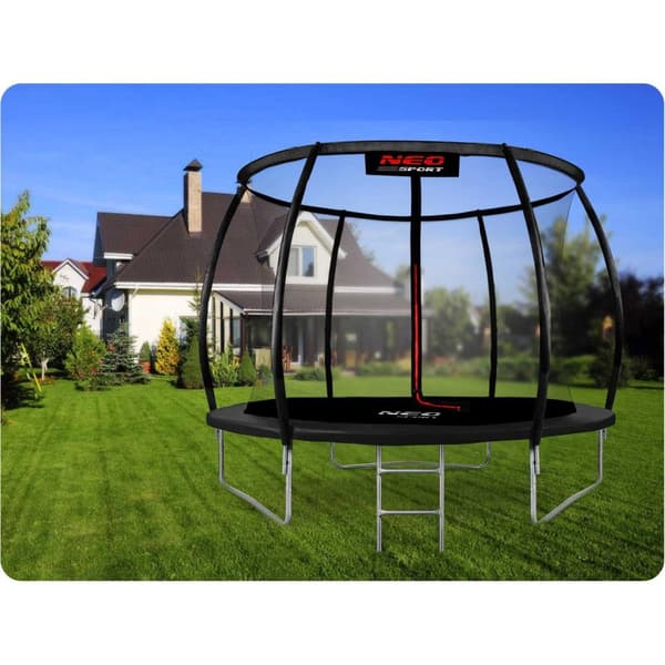 Profiltrampolin 312 cm med inre säkerhetsnät från Neo-Sport