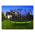 Miniatyrbillede 6 af 9: Trampolin til haven, 374 cm med indvendigt beskyttelsesnet fra Neo-Sport
