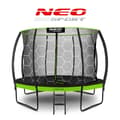 Miniatyrbillede 7 af 9: Trampolin til haven, 374 cm med indvendigt beskyttelsesnet fra Neo-Sport