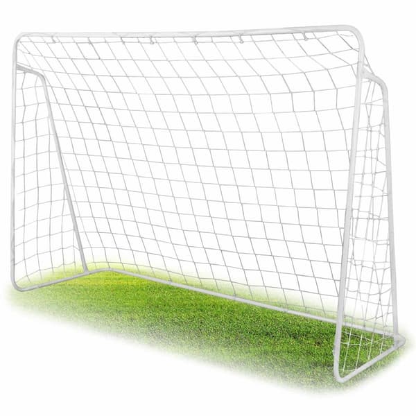 Stort fotballmål for utendørslekDette store fotballmålet tilbyr timevis med underholdning for deg og dine kjære i frisk luft.Størrelse: 245 x 155 x 80