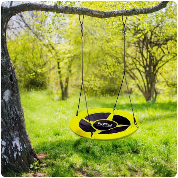Stor Vippe "Fuglerede" Swingo XXL - Gul 95 cm
