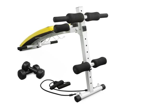 Treningsbenk med ekspanderbånd og manualer Neo-Sport NS-07