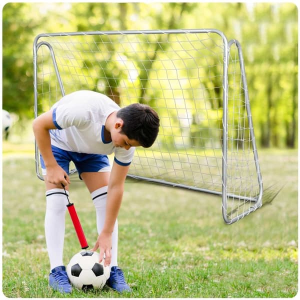 Stort fotballmål 215 x 153 x 76 cm med målmatte