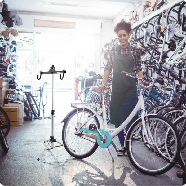 Cykelstativ i aluminium til Service MB2 - Sølv