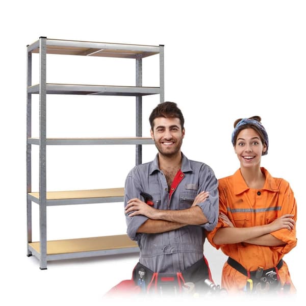 Metallihylly säilytykseen 150 x 75 x 30 cm Humberg 4840