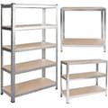 Pikkukuva 1 / 9: Metallihylly säilytykseen 150 x 75 x 30 cm Humberg 4840