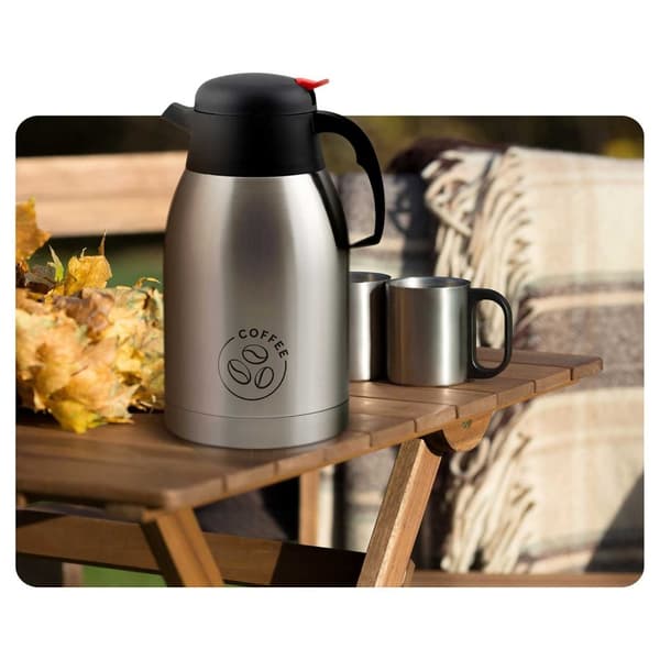 Sett med 2 vakuumkanner for kaffe og te, 2 liter, Berdsen BD-780