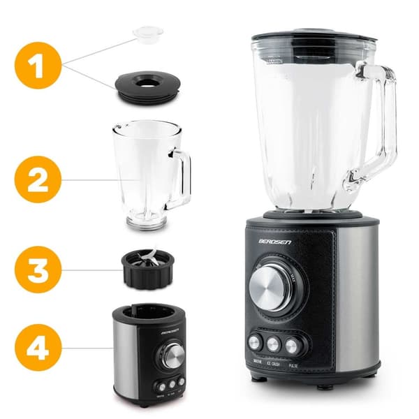Kraftig Blender 800W Berdsen BD-751, Sort