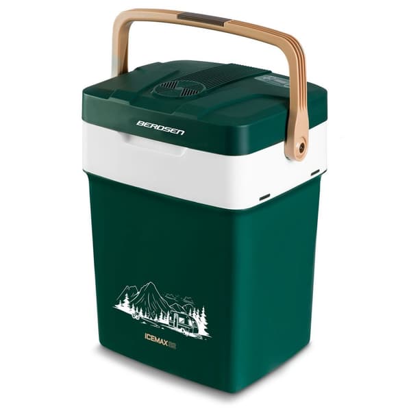 Kannettava Cooler Box Berdsen Icemax 29 litraa ECO-tilassa - Vihreä