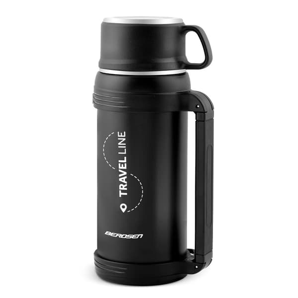 Tyhjiötermospullo 1500 ml BD-781 musta