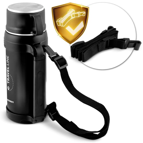 Tyhjiötermospullo 1500 ml BD-781 musta