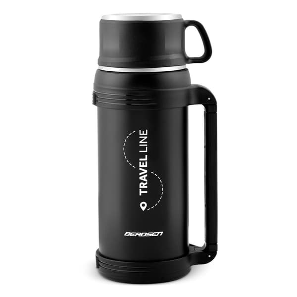 Tyhjiötermospullo 1500 ml BD-781 musta