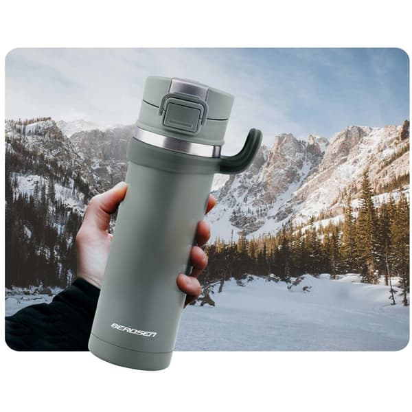 Tyhjiötermospullo 450 ml BD-783 Harmaa