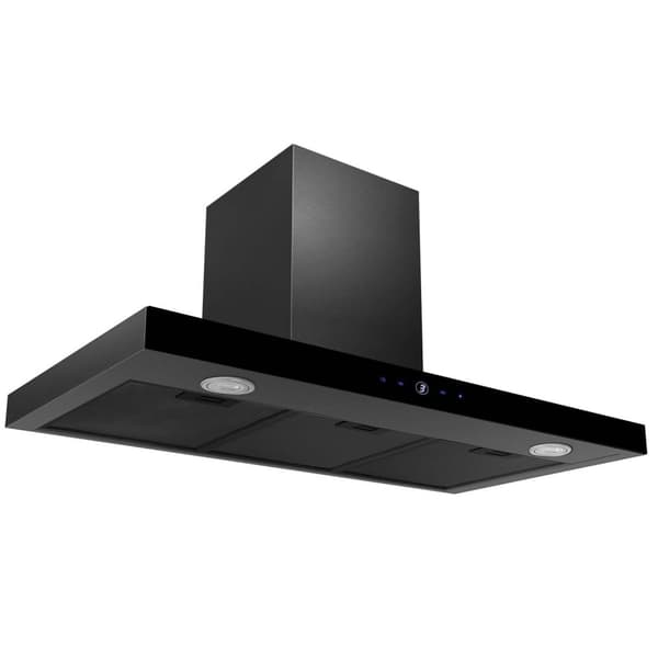 Elegant Kjøkkenhette 90 cm Sort Berdsen BT-218