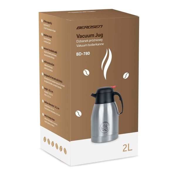 Vakuumisolert kaffekanne 2L Berdsen BD-780