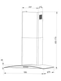 Miniatyrbilde 6 av 7: Elegant Kjøkkenhette 60 cm Berdsen BT-201