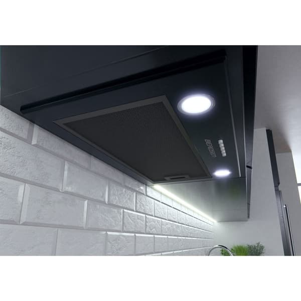 Sort Emhætte Underskab 60 cm BE-50
