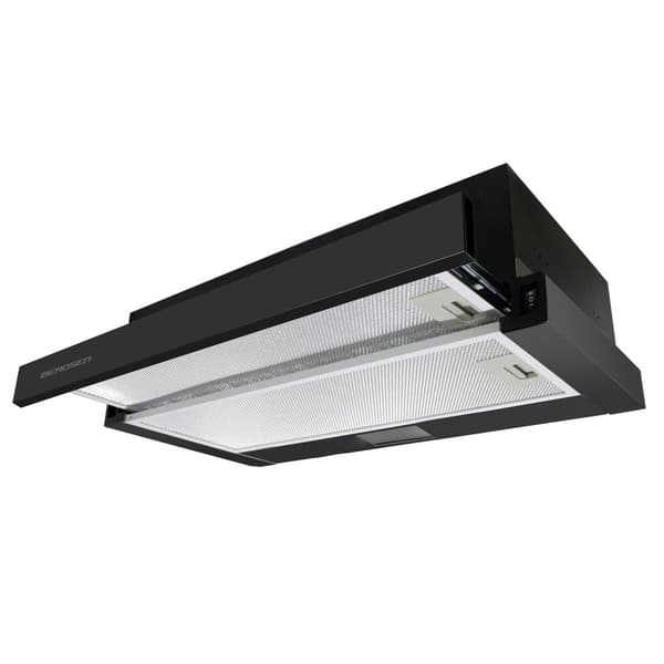 Teleskopisk Köksfläkt 50 cm Svart BT-234