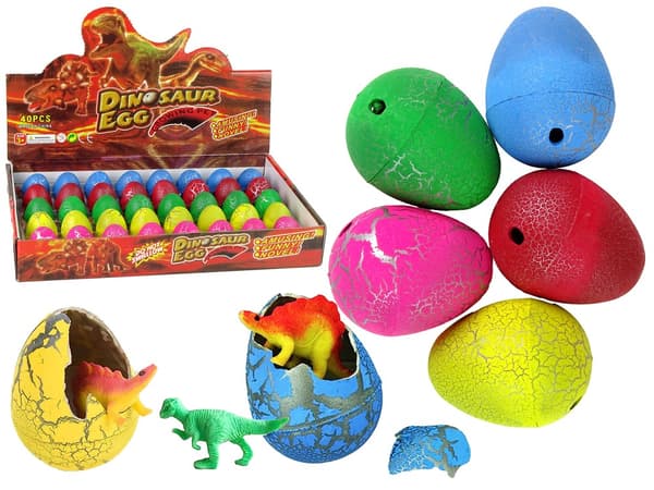 Magic Dinosaur Egg Hatches & Grows: Morsomt lærende leketøy, 4 cm