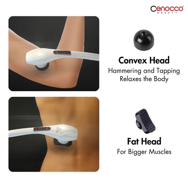 Cenocco Beauty CC-03756: Trådløs genopladelig multifunktionsmassageapparat