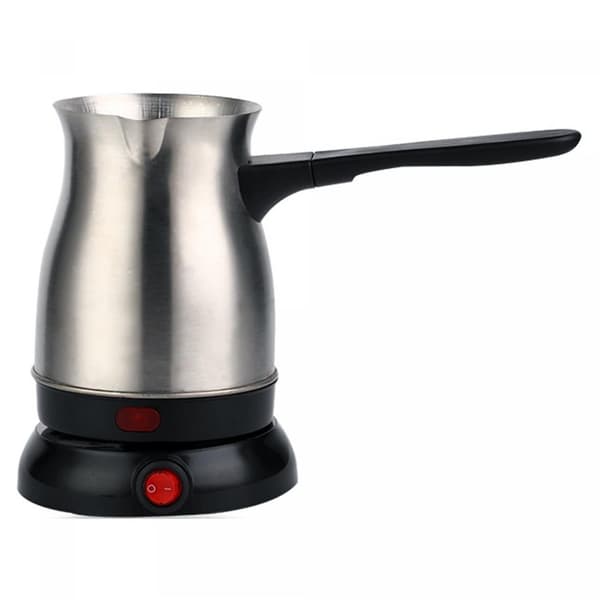 Cheffinger CF-ECMO.6:600 ml sähköinen ruostumattomasta teräksestä valmistettu turkkilainen espresso-kahvinkeitin